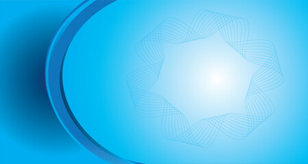 Modern Blue Gradient Abstract Design