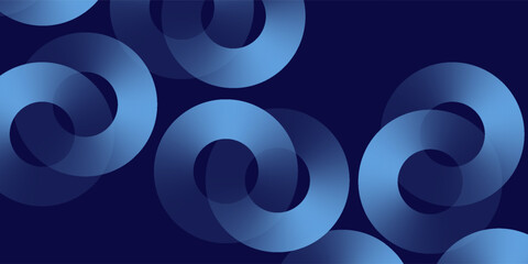 Modern blue glowing geometric lines modern shiny blue circle lines pattern. Suit for cover, banner, brochure abstract simple modern art