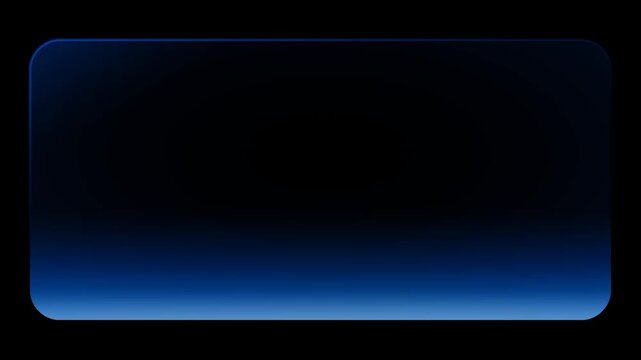 A long horizontal glass panel with a cool blue glow along the bottom edge provides a sleek and professional header or footer for a digital platform