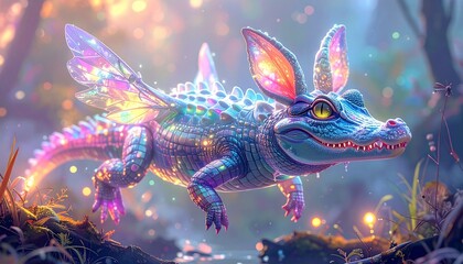 colorful dragon on the wall