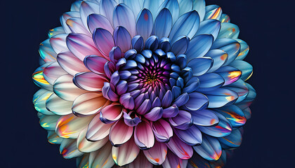 abstract flower fractal