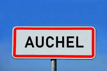 Ortsschild Auchel