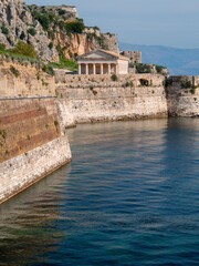 St. George's Church in the Old Fortress on the island of Corfu, Greece