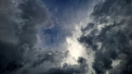 Fototapeta premium Dark Storm Clouds Covering the Sky