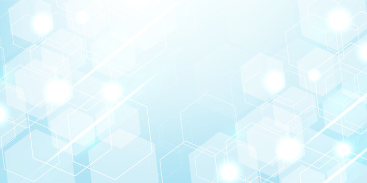 Structure molecule and communication. DNA, atom, neurons. Scientific concept for your design. Connected lines with dots. Medical, technology, chemistry, science background. Vector illustration