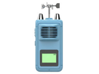 Isolated anemometer and hygrometer instrument, weather wind speed measurement tool, sensor device