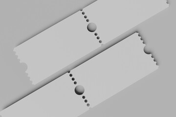 presentation clean ticket display mockup