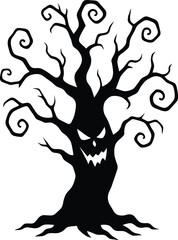 vector illustration of an abstract tree