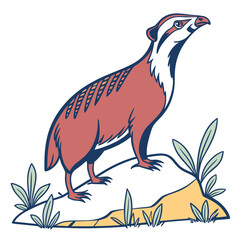 A mammal animel vector post