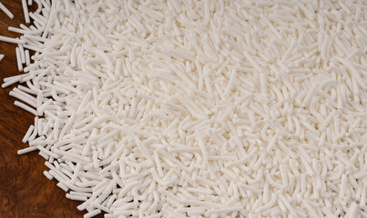 Candy Sprinkle Pile, Donut White Sprinkles