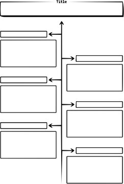 Clean and simple blank infographic template featuring a vertical timeline with multiple data points, ideal for process flow or step-by-step instructions