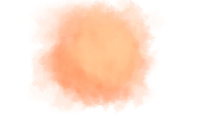 Abstract orange watercolor powder explosion vector background texture