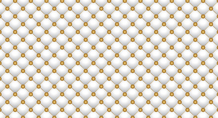 Elegant White and Gold Luxury Diamond Pattern Background