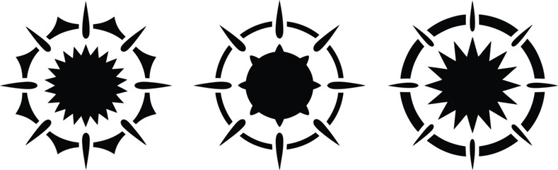 Set of 4 Stylized Bullet Hole & Impact Crack Graphics – Realistic Damage Effects