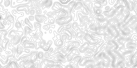 Obraz premium Topographic map background geographic line map with elevation assignments. Modern design with White background with topographic wavy pattern design.paper texture Imitation of a geographical map shades