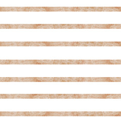 Watercolor boho stripes.
Seamless brown abstract pattern.
Soft neutral background texture.