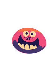 art whimsical funny monster character for kids