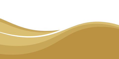 Vector gold line background curve element with white space for text and message design, overlapping layers, modren design © Ahmad faqih