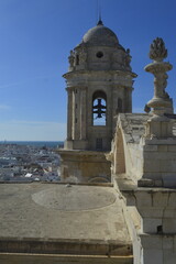 Vista da cidade de C&aacute;diz da Catderal