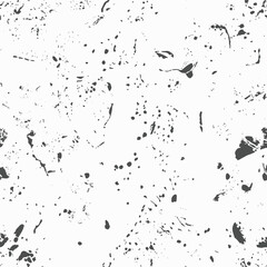 Fototapeta premium Dirty seamless texture. Grunge rough distress background. Aging gray and white urban metal texture. Overlay aged grainy messy template. Vector
