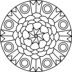 Minimal Dark Geometric Pattern