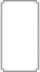 Elegant Frame: This classic frame features a delicate design, perfect for adding a touch of sophistication and style to any project. Its clean lines and refined aesthetic create a timeless look.