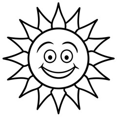 sun cartoon character