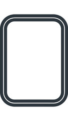 Elegant Frame Design: A sleek, minimalist frame with a modern aesthetic, perfect for various visual applications.