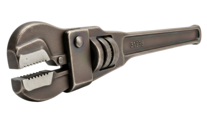 Isolated alligator wrench or water pump pliers for plumbing, repair work, household tasks