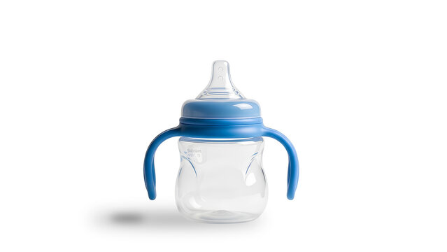 Baby sippy cup isolated 