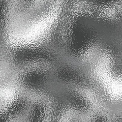 White glass background. Abstract metal or marble foil effect. Light gray frosted texture. Grey silver grainy pattern. Gradient matte stained glass surface. Vector illustration