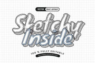 Sketchy Inside Editable Text Effect