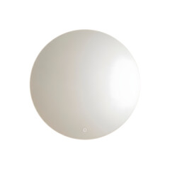 White circle with copyright on transparent background