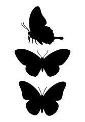 Butterfly silhouette, butterfly vector art, butterfly silhouette, butterfly set vector