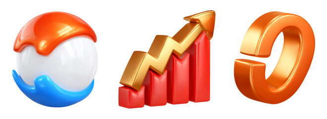 Creative visual theme for entrepreneurial growth with modern assets and design elements