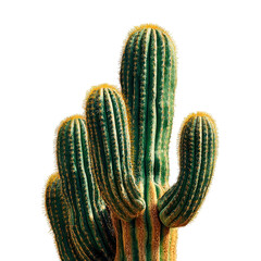 Cactus Close-up: An exquisite close-up showcases a collection of vibrant green cacti, their textured surfaces reflecting the sun's warm embrace.