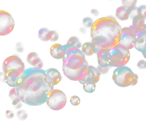 Soap Bubbles PNG Transparent Light Reflection