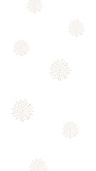 Winter Sparkles: Delicate golden snowflakes gracefully dance against a pristine backdrop, creating a sense of serene winter beauty and festive cheer.