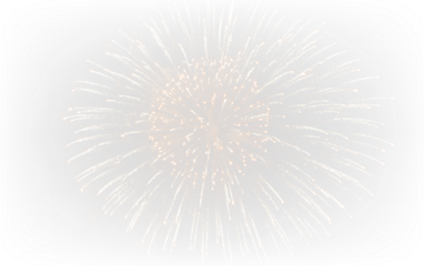 Holiday Fireworks Blast PNG Isolated Transparent Overlay