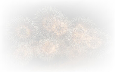 Bright Party Fireworks Explosion PNG Celebration Effect