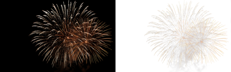Bright Colorful Fireworks PNG Festive Sparkle Explosion