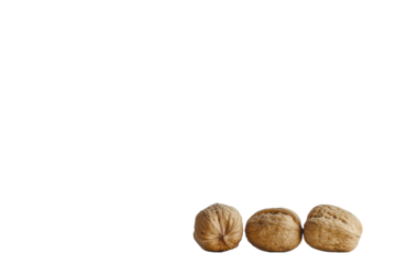 Scattered almonds isolated on transparent background. Nuts isolated on white background.