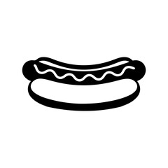 Hot dog vector illustration isolated on transparent background