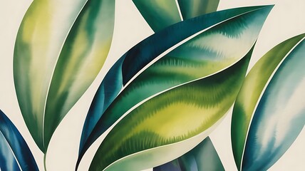 green leaves background