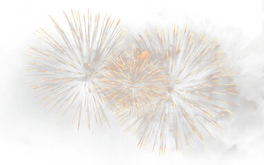 Fototapeta premium Festive Firework Burst PNG Colorful Sparkling Light
