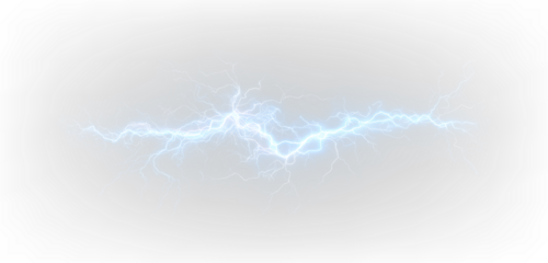 Electric Energy PNG Transparent Lightning Effect Overlay