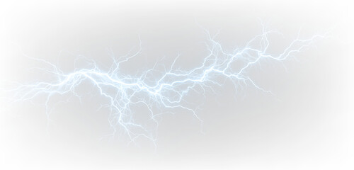 Electric Energy PNG Transparent Lightning Effect Overlay