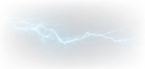 Glowing Blue Bolt PNG Lightning Spark Digital Art © Татьяна Куриленко