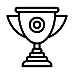 Trophy line icon