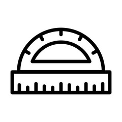 Protactor line icon